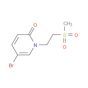 5-BROMO-1-[2-(METHYLSULFONYL)ETHYL]PYRIDIN-2(1H)-ONE