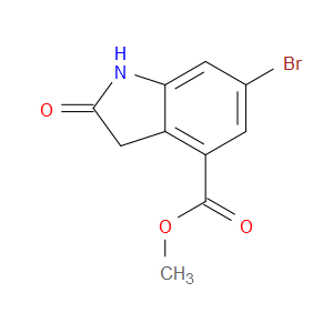 METHYL 6-BROMO-2-OXO-2,3-DIHYDRO-1H-INDOLE-4-CARBOXYLATE - Click Image to Close