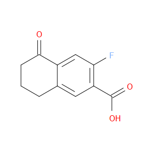 3-FLUORO-5-OXO-5,6,7,8-TETRAHYDRONAPHTHALENE-2-CARBOXYLIC ACID