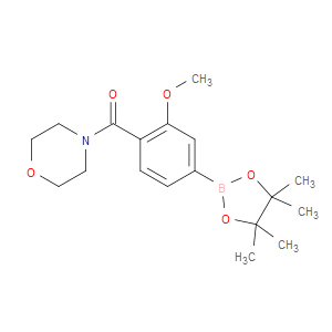 4-([2-METHOXY-4-(TETRAMETHYL-1,3,2-DIOXABOROLAN-2-YL)PHENYL]CARBONYL)MORPHOLINE