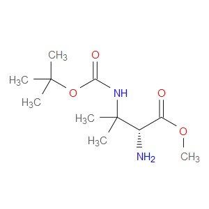 (R)-METHYL 2-AMINO-3-(TERT-BUTOXYCARBONYLAMINO)-3-METHYLBUTANOATE