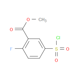 METHYL 5-(CHLOROSULFONYL)-2-FLUOROBENZOATE