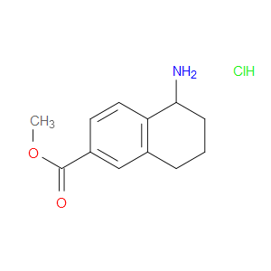 METHYL 5-AMINO-5,6,7,8-TETRAHYDRONAPHTHALENE-2-CARBOXYLATE HYDROCHLORIDE