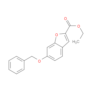 ETHYL 6-(BENZYLOXY)BENZOFURAN-2-CARBOXYLATE