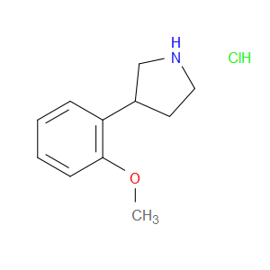 3-(2-METHOXYPHENYL)PYRROLIDINE HYDROCHLORIDE - Click Image to Close