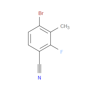 4-BROMO-2-FLUORO-3-METHYLBENZONITRILE - Click Image to Close