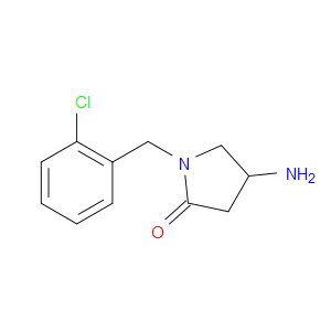 4-AMINO-1-[(2-CHLOROPHENYL)METHYL]PYRROLIDIN-2-ONE - Click Image to Close