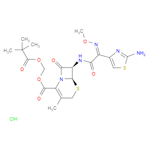 CEFETAMET PIVOXIL HYDROCHLORIDE - Click Image to Close