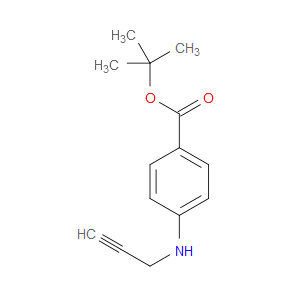 TERT-BUTYL 4-(2-PROPYNYLAMINO)BENZOATE - Click Image to Close