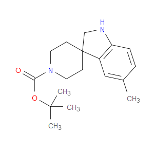 TERT-BUTYL 5-METHYLSPIRO[INDOLINE-3,4'-PIPERIDINE]-1'-CARBOXYLATE - Click Image to Close