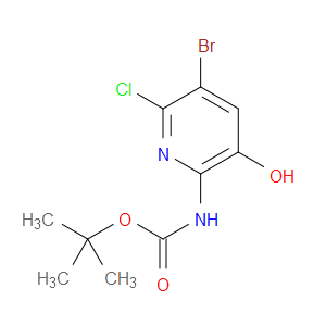 TERT-BUTYL (5-BROMO-6-CHLORO-3-HYDROXYPYRIDIN-2-YL)CARBAMATE - Click Image to Close