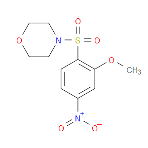 4-((2-METHOXY-4-NITROPHENYL)SULFONYL)MORPHOLINE - Click Image to Close