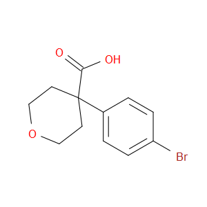 4-(4-BROMOPHENYL)OXANE-4-CARBOXYLIC ACID
