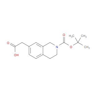 2-(2-(TERT-BUTOXYCARBONYL)-1,2,3,4-TETRAHYDROISOQUINOLIN-7-YL)ACETIC ACID