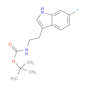 TERT-BUTYL (2-(6-FLUORO-1H-INDOL-3-YL)ETHYL)CARBAMATE - Click Image to Close