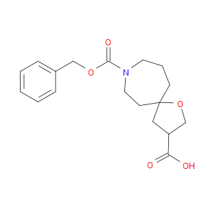 8-(BENZYLOXYCARBONYL)-1-OXA-8-AZASPIRO[4.6]UNDECANE-3-CARBOXYLIC ACID