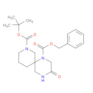 1-BENZYL 8-TERT-BUTYL 3-OXO-1,4,8-TRIAZASPIRO[5.5]UNDECANE-1,8-DICARBOXYLATE - Click Image to Close