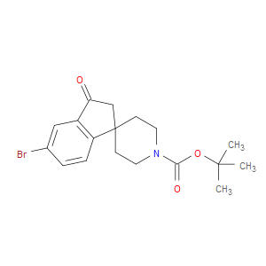 TERT-BUTYL 5-BROMO-3-OXO-2,3-DIHYDROSPIRO[INDENE-1,4'-PIPERIDINE]-1'-CARBOXYLATE - Click Image to Close