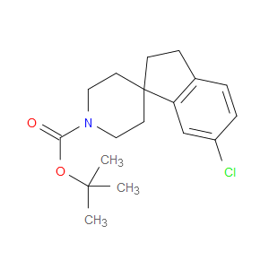 TERT-BUTYL 6-CHLORO-2,3-DIHYDROSPIRO[INDENE-1,4'-PIPERIDINE]-1'-CARBOXYLATE - Click Image to Close