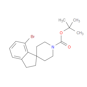 TERT-BUTYL 7-BROMO-2,3-DIHYDROSPIRO[INDENE-1,4'-PIPERIDINE]-1'-CARBOXYLATE - Click Image to Close