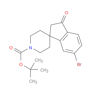 TERT-BUTYL 6-BROMO-3-OXO-2,3-DIHYDROSPIRO[INDENE-1,4'-PIPERIDINE]-1'-CARBOXYLATE