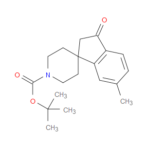 TERT-BUTYL 6-METHYL-3-OXO-2,3-DIHYDROSPIRO[INDENE-1,4'-PIPERIDINE]-1'-CARBOXYLATE - Click Image to Close