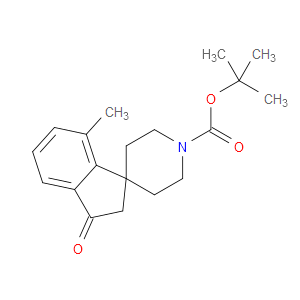 TERT-BUTYL 7-METHYL-3-OXO-2,3-DIHYDROSPIRO[INDENE-1,4'-PIPERIDINE]-1'-CARBOXYLATE - Click Image to Close