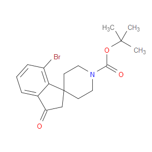 TERT-BUTYL 7-BROMO-3-OXO-2,3-DIHYDROSPIRO[INDENE-1,4'-PIPERIDINE]-1'-CARBOXYLATE