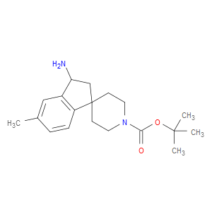 TERT-BUTYL 3-AMINO-5-METHYL-2,3-DIHYDROSPIRO[INDENE-1,4'-PIPERIDINE]-1'-CARBOXYLATE