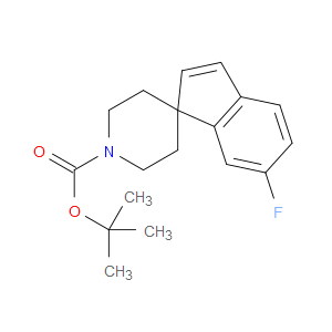 TERT-BUTYL 6-FLUOROSPIRO[INDENE-1,4'-PIPERIDINE]-1'-CARBOXYLATE