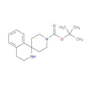 TERT-BUTYL 3,4-DIHYDRO-2H-SPIRO[ISOQUINOLINE-1,4'-PIPERIDINE]-1'-CARBOXYLATE - Click Image to Close