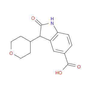 2-OXO-3-(TETRAHYDRO-2H-PYRAN-4-YL)INDOLINE-5-CARBOXYLIC ACID - Click Image to Close