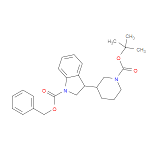 BENZYL 3-(1-(TERT-BUTOXYCARBONYL)PIPERIDIN-3-YL)INDOLINE-1-CARBOXYLATE