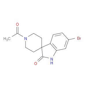1'-ACETYL-6-BROMOSPIRO[INDOLINE-3,4'-PIPERIDIN]-2-ONE