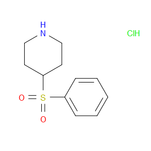 4-(PHENYLSULFONYL)PIPERIDINE HYDROCHLORIDE - Click Image to Close