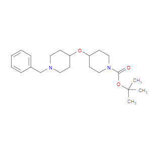 TERT-BUTYL 4-((1-BENZYLPIPERIDIN-4-YL)OXY)PIPERIDINE-1-CARBOXYLATE - Click Image to Close