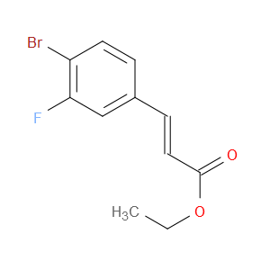 (E)-ETHYL 3-(4-BROMO-3-FLUOROPHENYL)ACRYLATE