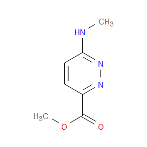 METHYL 6-(METHYLAMINO)PYRIDAZINE-3-CARBOXYLATE