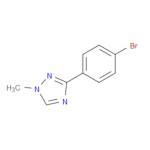 3-(4-BROMOPHENYL)-1-METHYL-1H-1,2,4-TRIAZOLE - Click Image to Close
