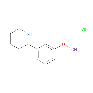 2-(3-METHOXYPHENYL)PIPERIDINE HYDROCHLORIDE - Click Image to Close