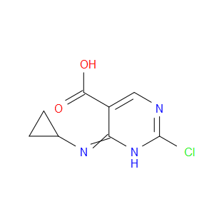 2-CHLORO-4-(CYCLOPROPYLAMINO)PYRIMIDINE-5-CARBOXYLIC ACID