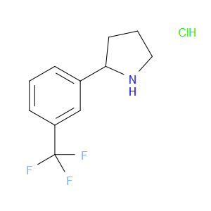 2-(3-(TRIFLUOROMETHYL)PHENYL)PYRROLIDINE HYDROCHLORIDE - Click Image to Close