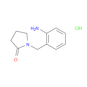 1-[(2-AMINOPHENYL)METHYL]PYRROLIDIN-2-ONE HYDROCHLORIDE