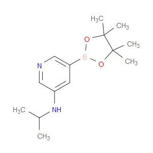 N-ISOPROPYL-5-(4,4,5,5-TETRAMETHYL-1,3,2-DIOXABOROLAN-2-YL)PYRIDIN-3-AMINE