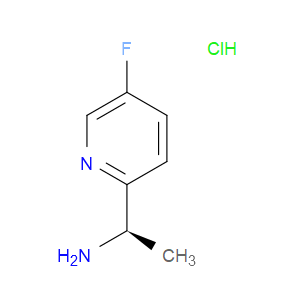 (R)-1-(5-FLUOROPYRIDIN-2-YL)ETHANAMINE HYDROCHLORIDE