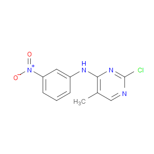 2-CHLORO-5-METHYL-N-(3-NITROPHENYL)PYRIMIDIN-4-AMINE
