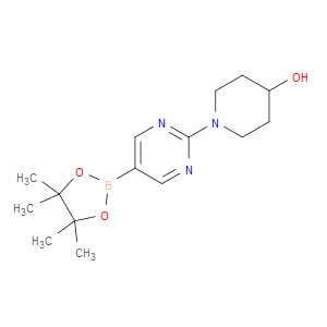 1-(5-(4,4,5,5-TETRAMETHYL-1,3,2-DIOXABOROLAN-2-YL)PYRIMIDIN-2-YL)PIPERIDIN-4-OL
