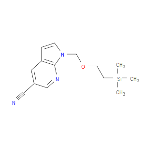 1-((2-(TRIMETHYLSILYL)ETHOXY)METHYL)-1H-PYRROLO[2,3-B]PYRIDINE-5-CARBONITRILE