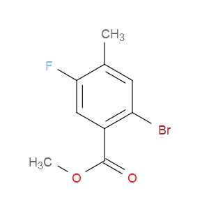 METHYL 2-BROMO-5-FLUORO-4-METHYLBENZOATE