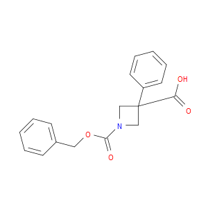 1-[(BENZYLOXY)CARBONYL]-3-PHENYLAZETIDINE-3-CARBOXYLIC ACID - Click Image to Close